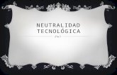 Neutralidad tecnológica