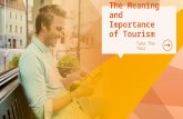 Meaning and Importance of Tourism