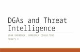 PHDAYS: DGAs and Threat Intelligence