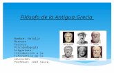 Filósofos de la Antigua Grecia