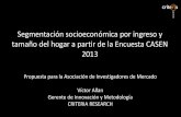 Propuesta de segmentación socioeconómica de Chile (2015)