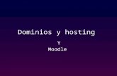 hosting, dominio y moodle