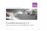 Produktentwicklung 4.0 (Dr. Moritz Gomm)