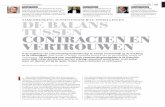 De balans tussen contracten en vertrouwen - Banking Review