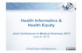 Health Informatics and Health Equity (Ramathibodi)