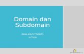 Domain dan Subdomain Windows Server 2008