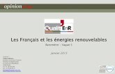 Les français et les énergies renouvelables
