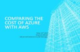 Comparing cost of Azure with AWS