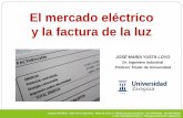 Mercado electrico y factura luz - Jose Maria Yusta Loyo