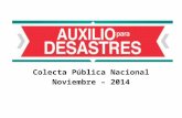 Colecta Pública Nacional 2014