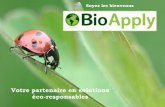 BioApply Solutions biodégradables et compostables pour les communes