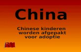 Chinese kinderen afgestaan ter adoptie