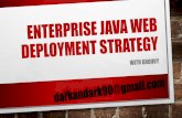 Enterprise Java web Deployment Strategy