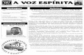 Jornal A Voz Espírita - Edição Nº 32 - Comemorativa para o II Congresso Espírita de Magé e Guapimirim.