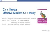 [C++ Korea] Effective Modern C++ Study item 24-26