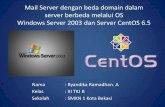 Konfigurasi mail server dengan beda domain dalam server yang berbeda