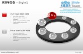 Balls on rings in circle strategy design 1 powerpoint presentation templates.