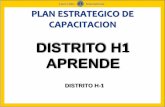Plan de Capacitación Distrito H 1 2013 - 2014