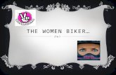The women biker