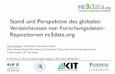 Stand und Perspektive des globalen Verzeichnisses von Forschungsdaten-Repositorien re3data.org