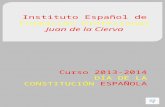 La Constitución española por la comunidad del IE Juan de la Cierva de Tetuan