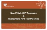 New FHWA VMT Forecasts Implications for Local Planning