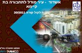 תחבורה והתחדשות עירונית רחוב הרצל אשדוד