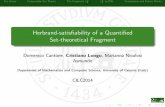 Herbrand-satisfiability of a Quantified Set-theoretical Fragment (Cantone, Longo, Nicolosi CILC2014)