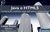 JavaOne Brazil 2015: Java e HTML5