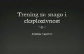 Ps adas seminar 3 -darko šarović- trening za snagu i eksplozivnost