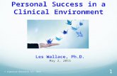 Personal Success in a Clinical Setting