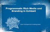 Programmatic Rich Media und Branding in Echtzeit