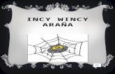 Incy wincy araña