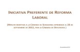 Presentacion reforma laboral senadores