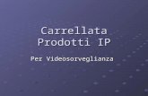 Carrellata accessori e prodotti videosorveglianza IP