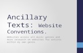 Ancillary Text Research: Website Homepage