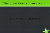 The great horn spoon vocab