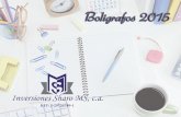 Catalogo boligrafos 2015