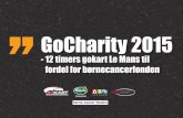 Go Charity 2015 - 12 timers gokart til fordel for børnecancerfonden