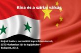 Kína és a szíriai válság