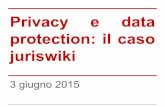 2015 06 Stefano Ricci, Trattamento dati personali per finalità di informazione giuridica