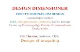 Design Dimensioner: Design af Brugsting