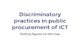 Discriminatory practices in public procurement of ICT - Putting figures on the map