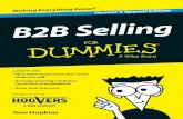 B2B selling for Dummies