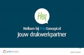 Welkom bij PrintConcept.nl, jouw drukwerkpartner