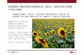 Quadro macroeconomico dell'aricoltura italiana - Ciaccia-Moro-Morreale-Panfili