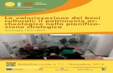 Bollettino Rurale 11: Valorizzazione dei beni culturali: il patrimonio archeologico nella pianificazione strategica.