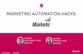 Marketing Automation Hacks: Marketo