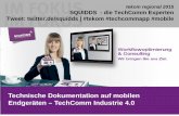 tekom regional: Technische Dokumentation auf mobilen Endgeräten