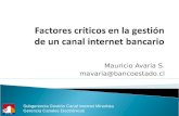 Mauricio Avaria - Factores Críticos en la Gestión de un Canal Internet Bancario